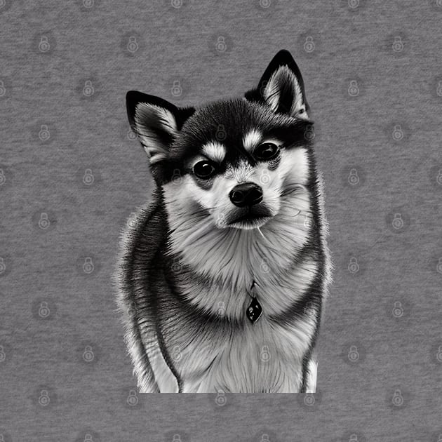 Alaskan Klee Kai Dog by KayBee Gift Shop